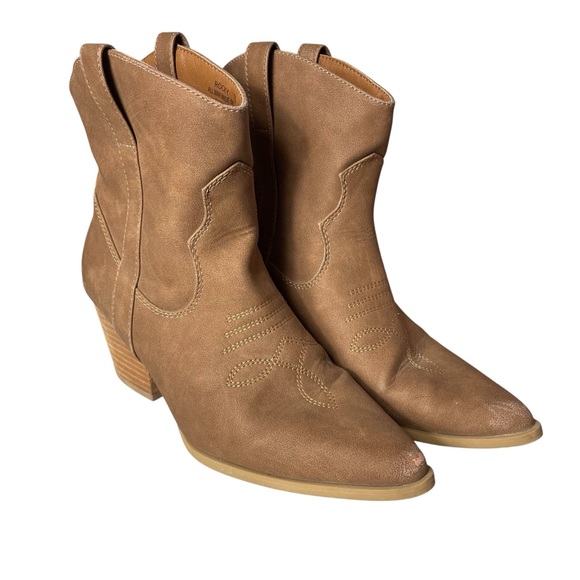Rachel Zoe Brown Ankle Booties - Picture 1 of 7